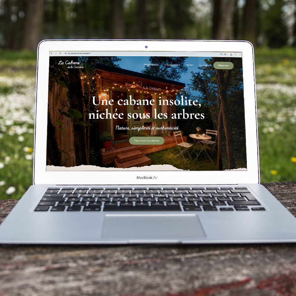 Site internet de La Cabane de la Carrière dans l'Aisne